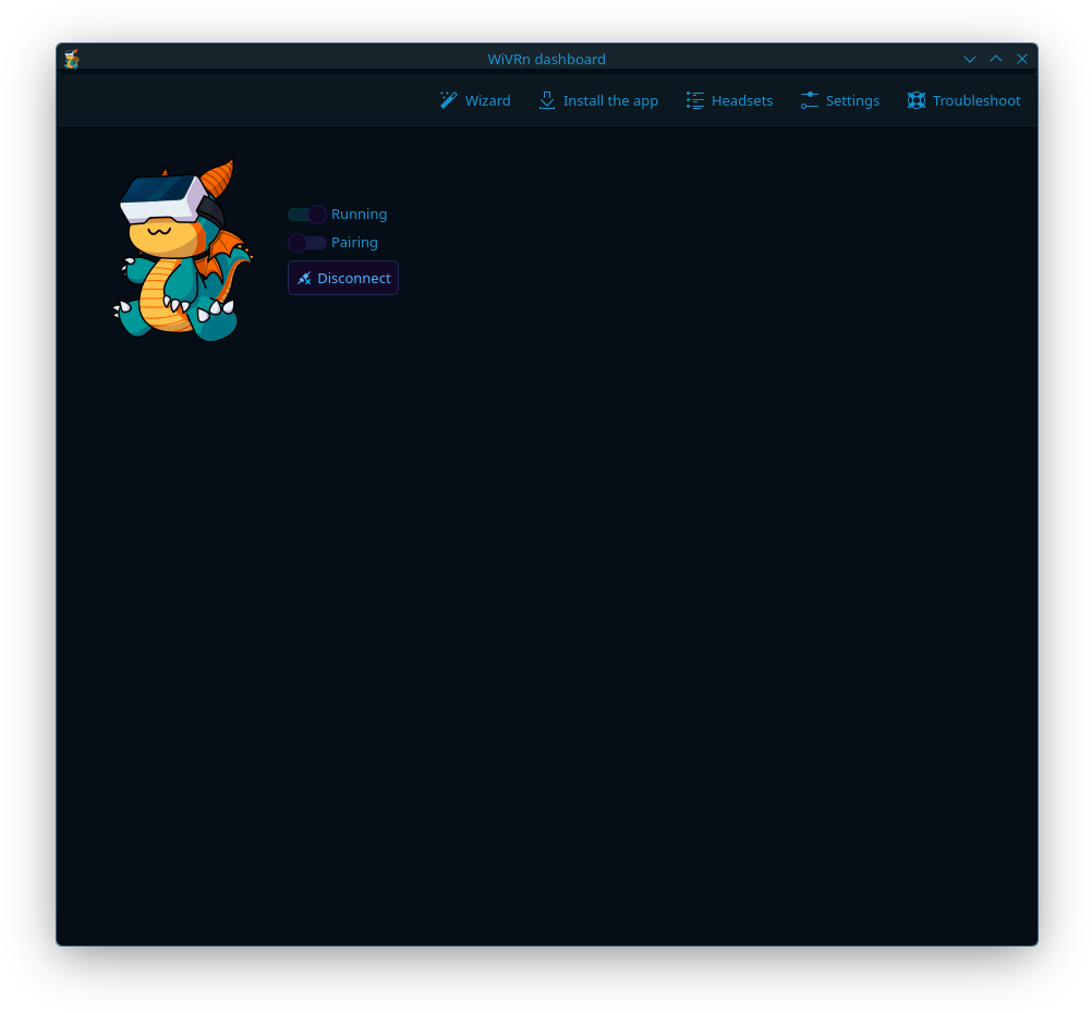 WiVRn dashboard